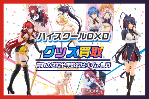 【ハイスクールD×Dグッズ買取】 フィギュア・抱き枕カバー・タペストリー等が買取UP中