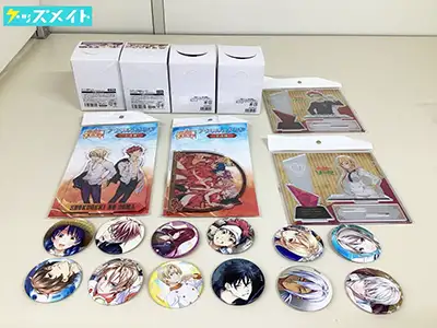 食戟のソーマ グッズ 原作イラスト缶バッジコレクション 10種コンプ アクリルスタンド 他
