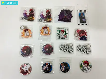 THE KING OF FIGHTERS for GIRLS KOF 八神庵 グッ アクリルキーホルダー 缶バッジ 