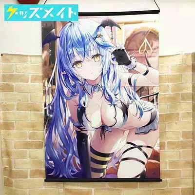 ホロライブ 雪花ラミィ 小悪魔コス Wスエード B1タペストリー リン☆ユウ Rin☆Yuu 買取