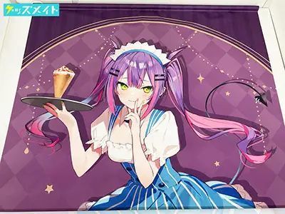 ホロライブ×ローソン キャンペーン 常闇トワ 等身大タペストリー Loppi・HMV＆BOOKS online限定