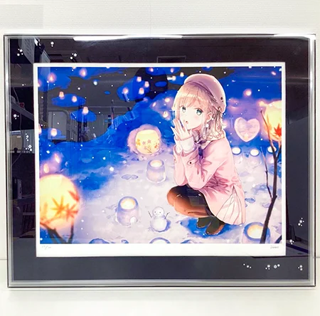 アールビバン 版画 Hiten 雪あかり 買取