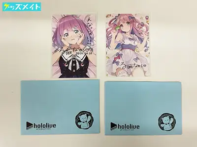 ホロライブ 姫森ルーナ 誕生日記念2021, 2020 特典 直筆サイン入りポストカード