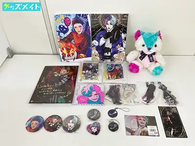 にじさんじ ジョー・力一 グッズ まとめ売り ぬいぐるみ 缶バッジ アクリルスタンド 他