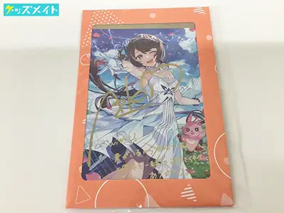 ホロライブ AZKi 活動5周年記念 直筆サイン＆箔押し複製メッセージ入り「ぴ助描き下ろし ポストカード」
