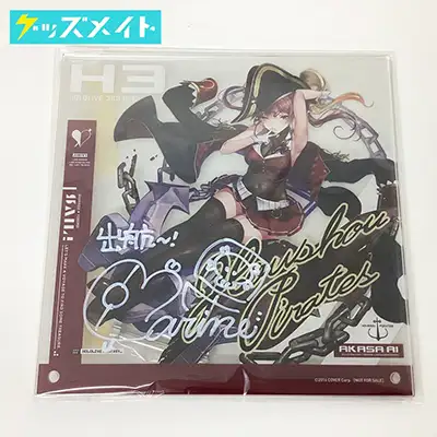 ホロライブ ELSA GALUDA-D Marine Edition 購入特典 宝鐘マリン 直筆サイン入り特製アクリルパネル