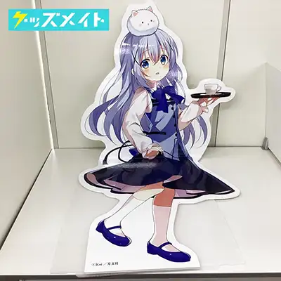 ご注文はうさぎですか?展 Cafe Lumiere 東京凱旋 チノ 等身大スタンディパネル / ごちうさ