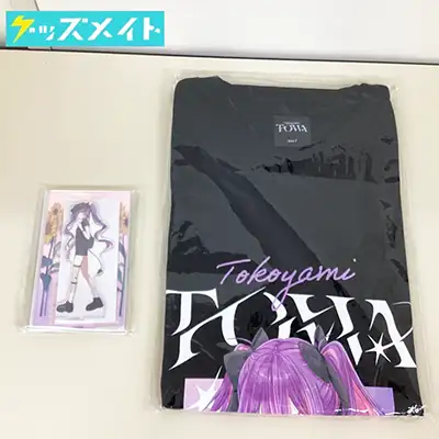 ホロライブ 4期生 5周年記念 アクリルジオラマスタンド 常闇トワ 活動5周年記念 眷属Tシャツ ブラック