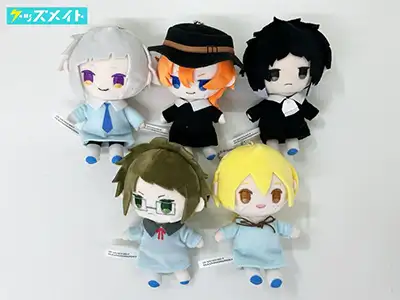 文豪ストレイドッグス グッズ ぷちふわぬいぐるみ 保育園ver. まとめ売り 芥川龍之介 中原中也 中島敦 国木田独歩 他