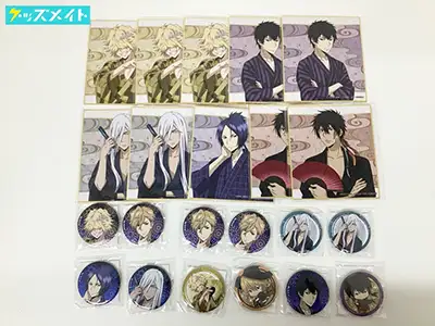 家庭教師ヒットマンREBORN! グッズ キャラ福くじ 缶バッジ ミニ色紙 雲雀恭弥 ディーノ スクアーロ 他