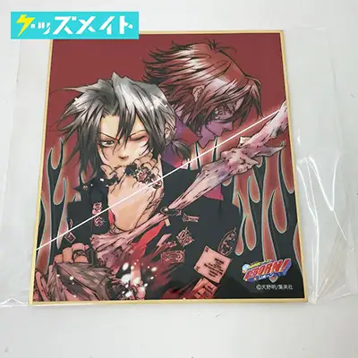  家庭教師ヒットマンREBORN! NEW 天野明展 京都 グッズ ミニ色紙 獄寺隼人
