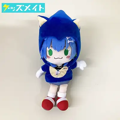 ホロライブ ソニック×戌神ころね ソニころ2022 ピキピキ音速コラボカフェ グッズ ぬいぐるみ ソニック衣装 ver.