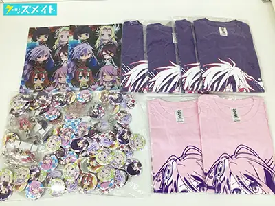 ノーゲーム・ノーライフ ゼロ グッズ 缶バッジ Tシャツ アクリルキーホルダー 他