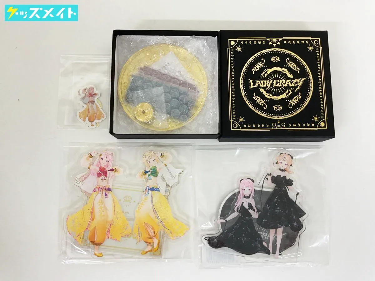 ヒメヒナ LADY CRAZY MV公開記念 お香立て＆お香セット 他 アクリルスタンド シール 