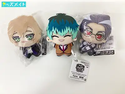 ヒプノシスマイク ちびぐるみ 夢野幻太郎 白膠木簓 躑躅森盧笙 タグ有り