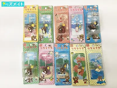 リラックマ だららん夢紀行 ご当地 チャームストラップ さくらんぼ スキー 牧場 栃木 埼玉 群馬 限定 他
