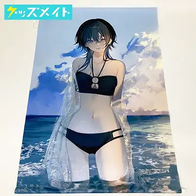 C104  hanasaku 一ノ瀬うるは B2タペストリー 水着ver / Aちき