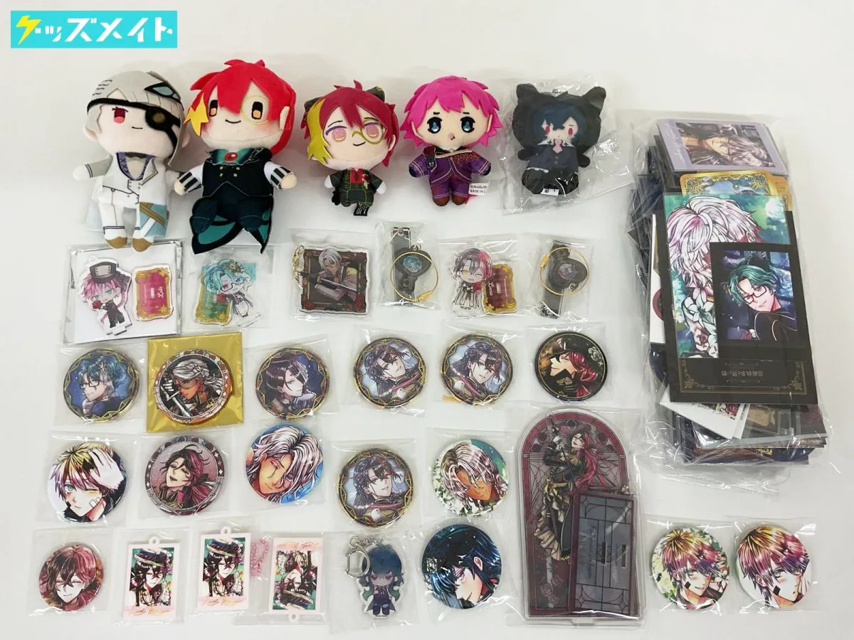 悪魔執事と黒い猫 グッズ マスコット 缶バッジ アクリルスタンド 紙類 他