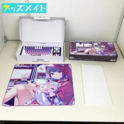 ぶいすぽっ！紫宮るな グッズ ゲーミングキーボード デスクマット