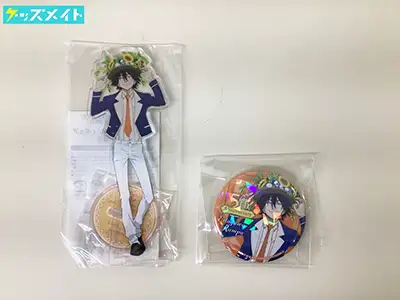 文豪ストレイドッグス 江戸川乱歩 くじ引き堂 5周年記念くじ 迷ヰ犬たちの祝祭 アクリルスタンド 缶バッジ