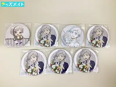 文豪ストレイドッグス くじ引き堂 5周年記念くじ 迷ヰ犬たちの祝祭 グッズ 中島敦 75mm缶バッジ