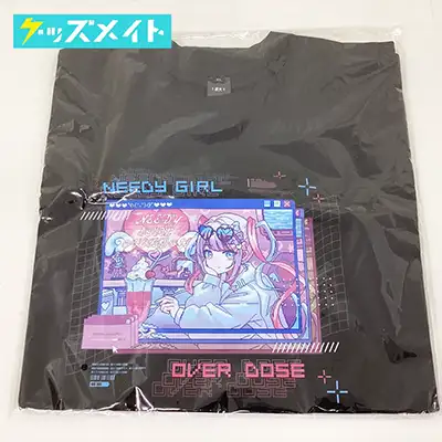 NEEDY GIRL OVERDOSE ニディガ東西POPUPSTORE 超てんちゃん チルレトロT ブラック XLサイズ