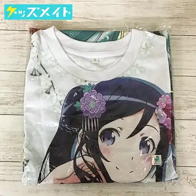 俺の妹がこんなに可愛いわけがない。 新垣あやせ 描き下ろしフルグラフィックTシャツ Lサイズ