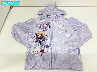 メロンブックス しらたまオンリーショップ オリジナル フルグラフィックパーカー フリーサイズ ひらり＆まい＆ももか