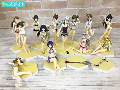 アイドルマスター 箱無しフィギュア BEACH QUEENS 星井美希 双海亜美 三浦あずさ 等 