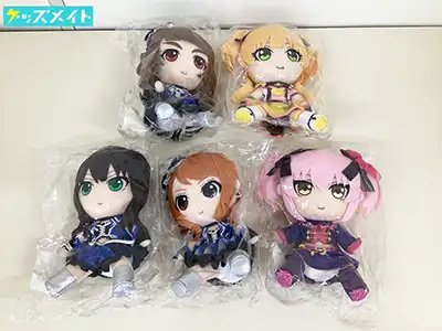 アイドルマスター シンデレラガールズ ぬいぐるみ 渋谷凛 神谷奈緒 北条加蓮 城ヶ崎美嘉 城ヶ崎莉嘉