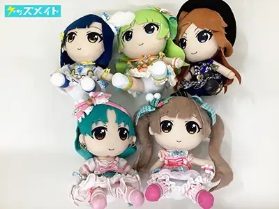 アイドルマスター ミリオンライブ グッズ ぬいぐるみ 七尾百合子 所恵美  島原エレナ 徳川まつり 箱崎星梨花