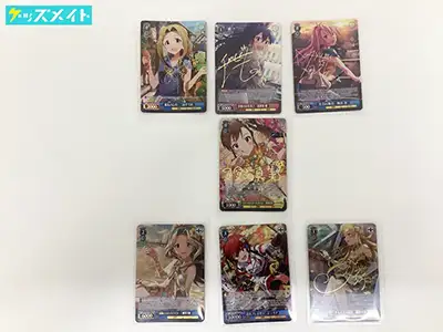 ヴァイスシュヴァルツ アイドルマスター ミリオンライブ! SP 金箔押しサイン入り 二階堂千鶴 篠宮可憐 ジュリア 等