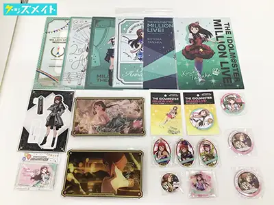 アイドルマスター ミリオンライブ! 田中琴葉 クリアファイル, アクリルスタンド, 缶バッジ 等