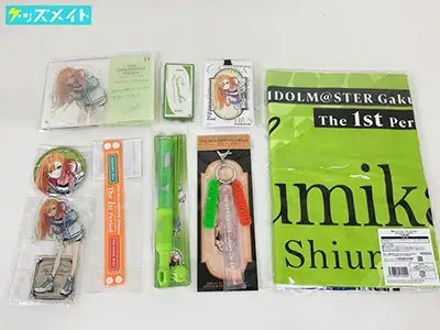 学園アイドルマスター ライブグッズ 紫雲清夏 The 1st Period 公式サイン＆メッセージパネル アクリルスタンド タオル 他