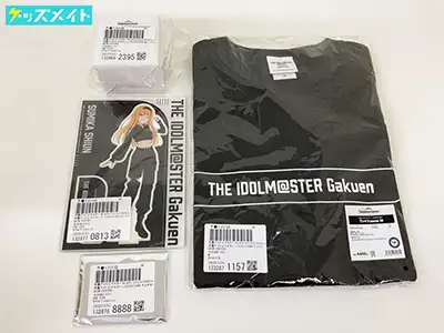 学園アイドルマスター BLACK COLLECTION by ZOZOTOWN 紫雲清夏アクリルスタンド Tシャツ 缶バッジ チェキセット 