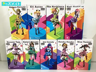 ラブライブ バースデーフィギュア プロジェクト南ことり 園田海未 西木野真姫 矢澤にこ 等 　μ’s9種