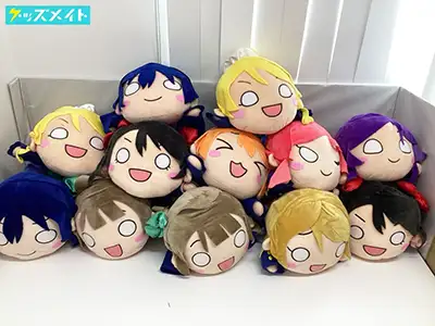ラブライブ！ μ’s　 絢瀬絵里 南ことり 星空凛 西木野真姫 矢澤にこ 園田海未 寝そべりぬいぐるみ