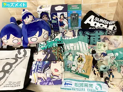 ラブライブ サンシャイン キャラ分け 松浦果南 グッズ まとめ売り ぬいぐるみ フィギュア アクスタ Tシャツ リュック 他