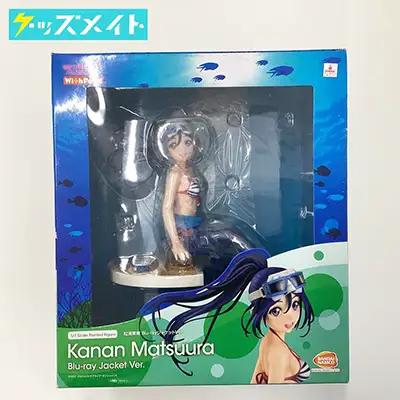 バンダイナムコアーツ ラブライブ!サンシャイン!! With Fans! 松浦果南 Blu-rayジャケットver. 1/7スケールフィギュア