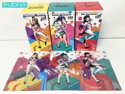 ラブライブ!サンシャイン!! Birthday Figure Project 国木田花丸 黒澤ダイヤ 松浦果南 フィギュア クリアファイル付き