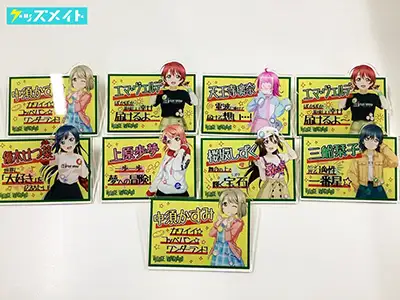 ラブライブ!虹ヶ咲学園スクールアイドル同好会×ヴィレッジヴァンガード アクリルバッジ 中須かすみ 上原歩夢 他