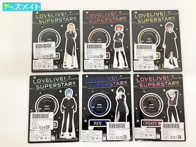 ラブライブ!スーパースター!!×ZOZOTOWN ビッグアクリルスタンド 嵐千砂都 平安名すみれ 葉月恋 他