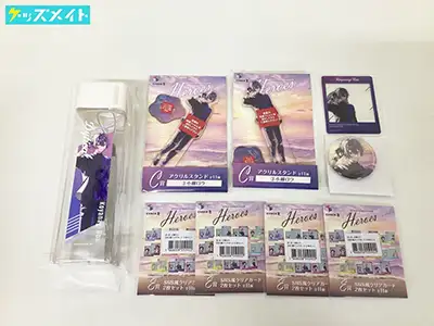 にじさんじ くじスクエア HEROES 海の家 グッズ 小柳ロウ アクリルスタンド 缶バッジ 他