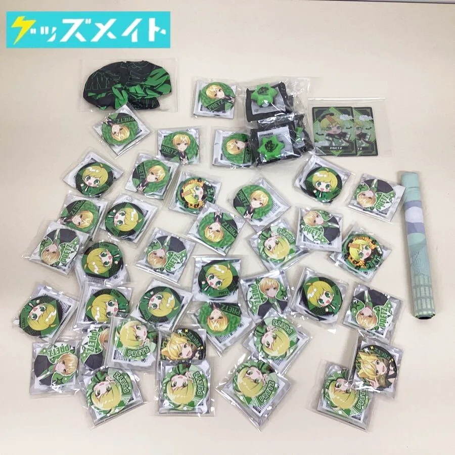 AMPTAKxCOLORS ぷりっつ グッズ 缶バッジ リングライト 他