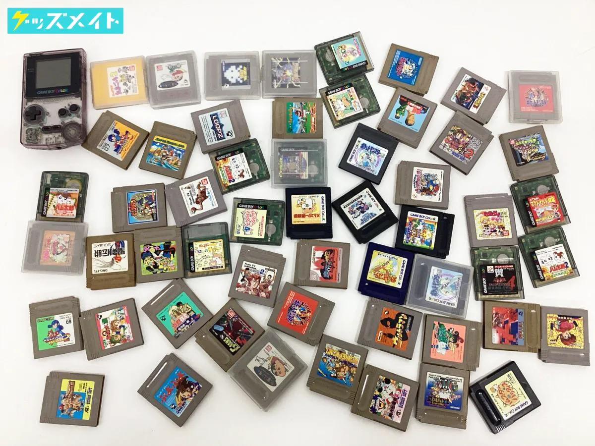 ゲームボーイカラー 本体・ソフト  ポケットモンスター スーパーマリオ スーパービックリマン ロックマン ぷよぷよ 他