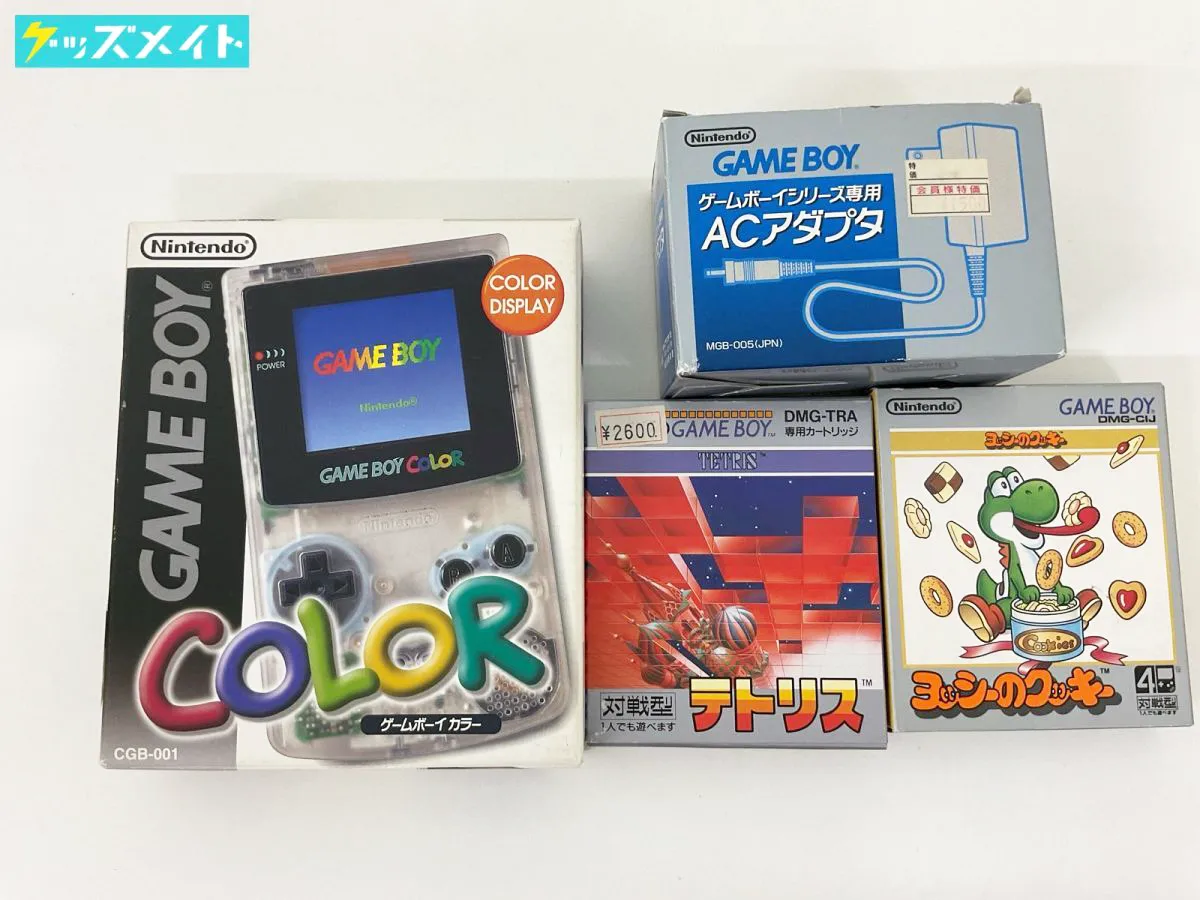 ゲームボーイカラー 本体 ソフト 他 テトリス ヨッシーのクッキー 他