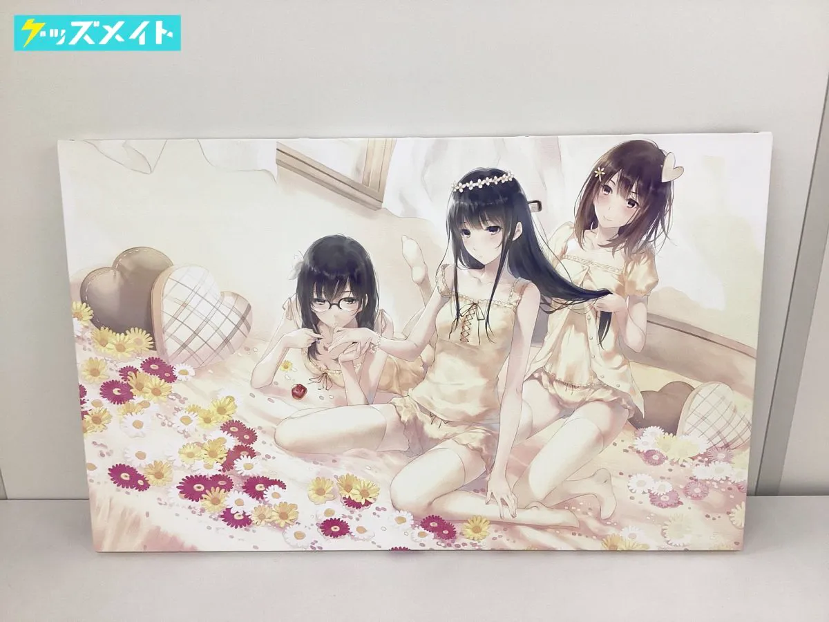 杉菜水姫 スギナミキ Innocent Grey 10th Anniversary 花葬 キャンバスアート FLOWERS 白羽 蘇芳 匂坂 マユリ 花菱 立花