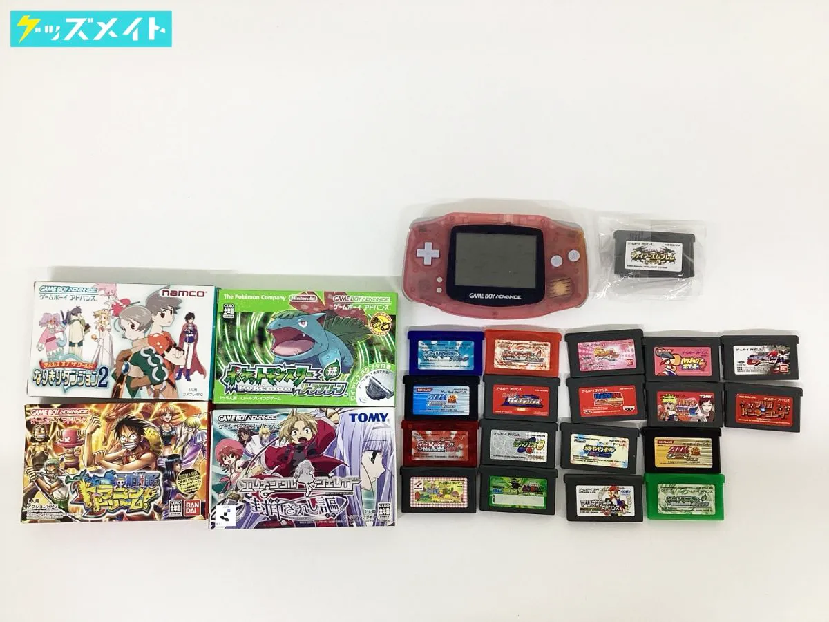 ゲームボーイアドバンス 本体・ソフト  ポケットモンスター マリオカート エレメンタルジェレイド ワンピース ドラゴンドリーム 他