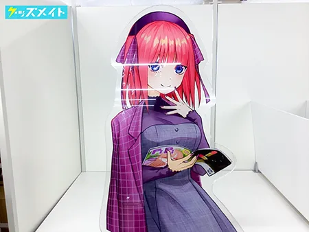 五等分の花嫁∫∫ 五つ子とお家で読書! 中野二乃 等身大アクリルスタンド ※部品欠品あり