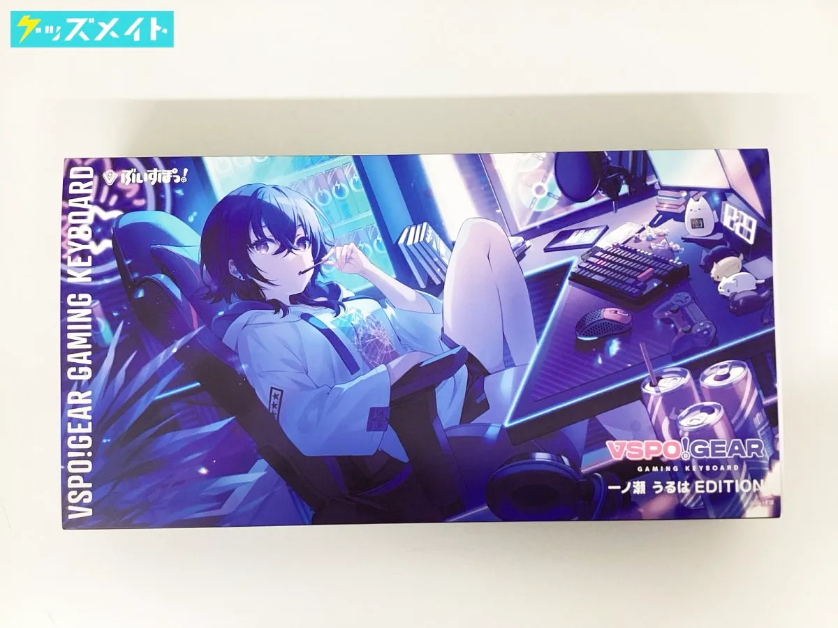 ぶいすぽっ! VSPO!GEAR ゲーミングキーボード 一ノ瀬うるはEdition
